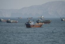 Iran claims three tankers catch fire and US drone was downed in Strait of Hormuz