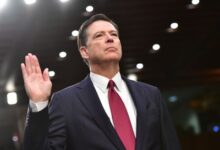 James Comey in court to seek Trump administration charges dropped