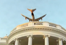 Trump’s Air Force One flies dangerous close to White House shocking and scaring visitors