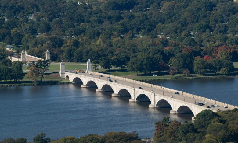 District of Columbia and Virginia sue to block Trump’s triumphal arch plans