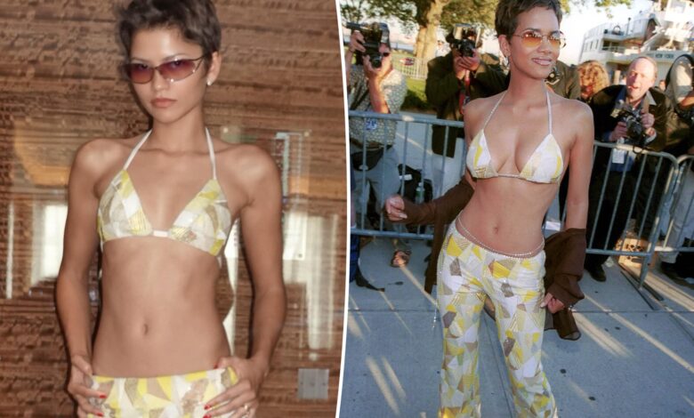 Zendaya channels Halle Berry’s iconic ‘X-Men’ premiere look for Halloween 2026